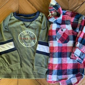 Lot of 2 Children’s Place Long Sleeves - 4T